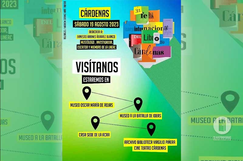 Feria territorial del libro, dedicada al investigador y museólogo Ernesto Aramis Álvarez Blanco