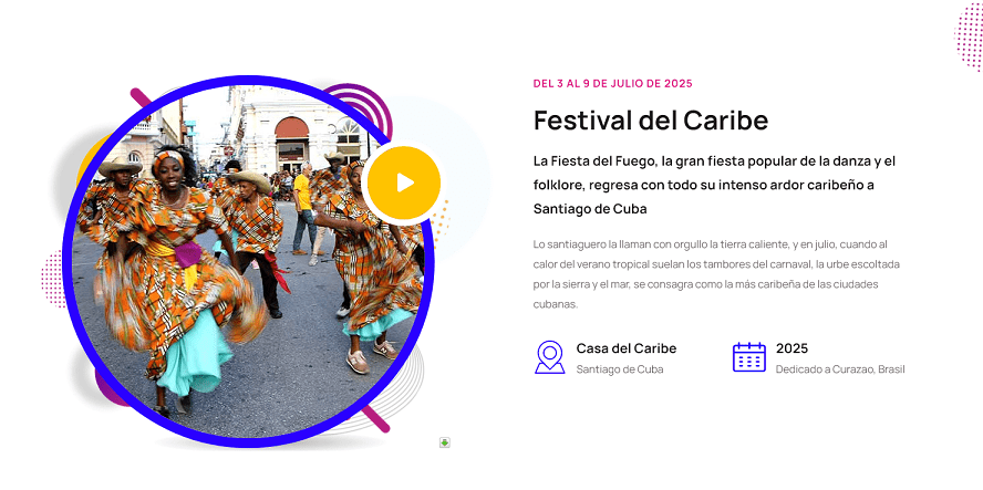 Festival del Caribe obtiene el Premio Internacional Pasaporte Abierto 2024 en la categoría "Evento del año" en Periodismo Turístico 5 Festival del Caribe obtiene el Premio Internacional Pasaporte Abierto 2024 en la categoría "Evento del año" en Periodismo Turístico 5