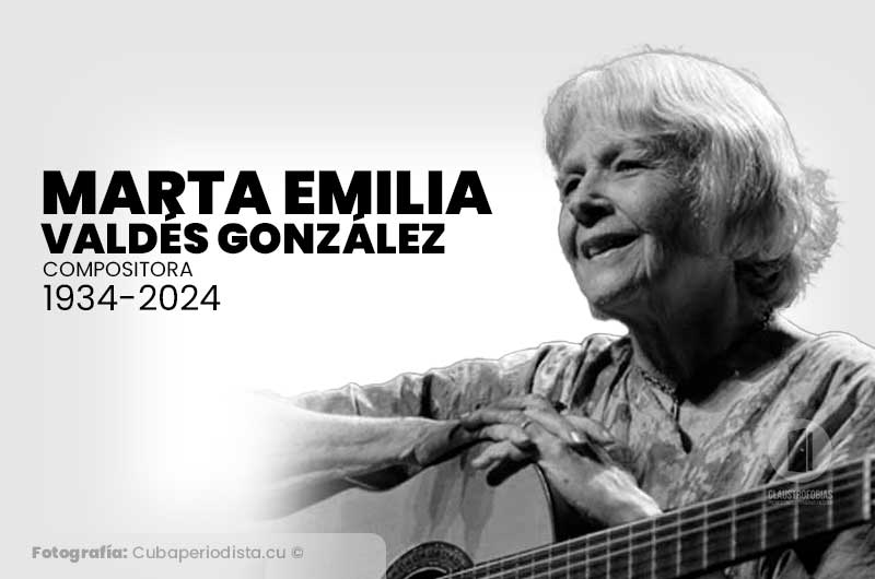 Fallece la compositora, guitarrista e intérprete cubana Marta Valdés Fallece la compositora, guitarrista e intérprete cubana Marta Valdés