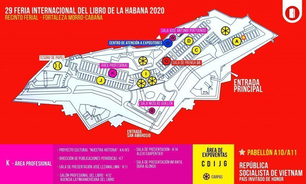 Coordenadas del recinto ferial en la 29 Feria Internacional del Libro de La Habana 1