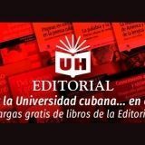 Libera la Editorial UH algunos libros para descargar gratis