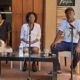 Primer día del Encuentro de Promotores de Poesía en la FILH2023