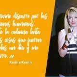 Karina Krenn: Sin la poesía yo no sabría cómo volver a un recuerdo