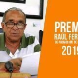 Escritor camagüeyano recibirá el Premio Raúl Ferrer de Promoción de Lectura
