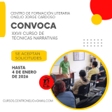 XXVII Curso de Técnicas Narrativas del Centro de Formación Literaria Onelio Jorge Cardoso